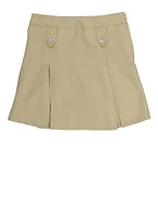 French Toast Girls 7-14 Rhinestone Detail Scooter Skirt, Khaki, Size 7
