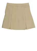French Toast Girls 7-14 Rhinestone Detail Scooter Skirt, Khaki, Size 7