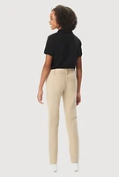 French Toast Girls 7-14 Skinny Leg Khaki Pants, Khaki, Size 12