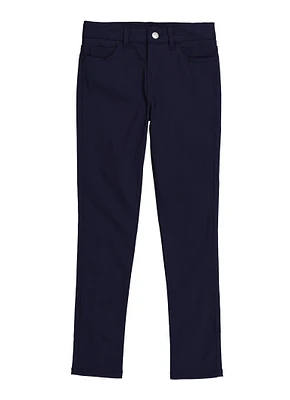 French Toast Girls 7-14 Skinny Stretch Pants, Blue, Size 8