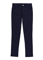 French Toast Girls 7-14 Skinny Stretch Pants, Blue, Size 8