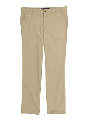 French Toast Girls - Straight Leg Pants, Khaki