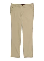 French Toast Girls 16-20 Straight Leg Pants, Khaki, Size 18