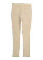 French Toast Girls 16-20 Stretch Skinny Leg Pants, Khaki, Size 16