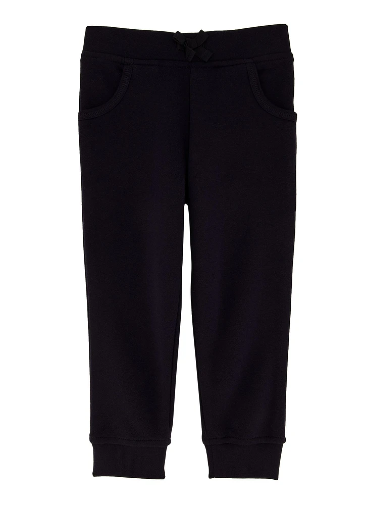 French Toast Girls 4-6x Solid Elastic Waist Pull On Pants, Blue, Size 6-6X