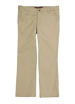 French Toast Girls 10.5-20.5 Straight Leg Pants, Khaki, Size 10.5