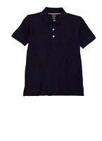 French Toast Boys 4-7 Pique Polo Shirt, Blue, Size 4-5