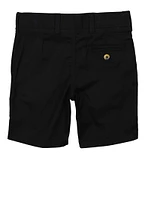French Toast Boys 4-7 Faux Button Shorts, Black,