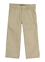 French Toast Boys 4-7 Adjustable Waistband Relaxed Fit Chinos, Khaki,