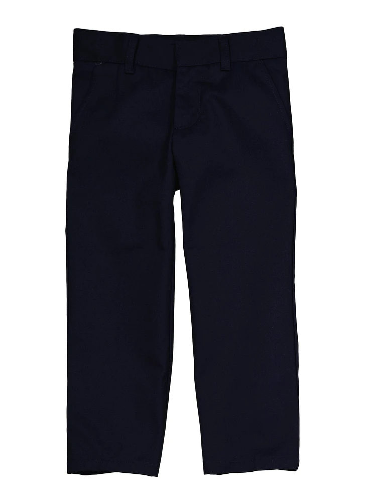 French Toast Boys 4-7 Adjustable Waistband Relaxed Fit Pants, Blue, Size 6