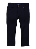 French Toast Boys 4-7 Solid Slim Leg Chino Pants, Blue, Size 6