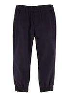 French Toast Boys 4-7 Basic Twill Joggers, Blue, Size 4