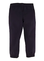 French Toast Boys 4-7 Basic Twill Joggers, Blue, Size 4