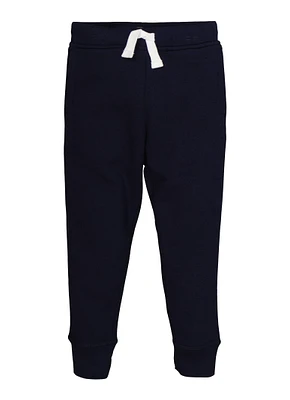 French Toast Boys 4-7 Fleece Drawstring Joggers, Blue, Size 4-5