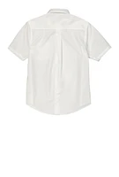 French Toast Boys 8-14 Poplin Short Sleeve Shirt, White, Size 10