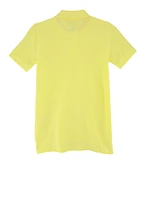French Toast Boys 8-16 Picot Collar Polo Shirt, Yellow, Size 14-16