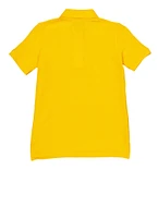French Toast Boys 8-14 Solid Polo Shirt, Yellow, Size 8