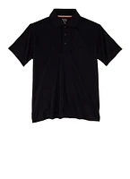 French Toast Boys 8-16 Polo Shirt, Black, Size 10-12