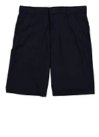 French Toast Boys 8-14 Flat Front Shorts, Blue, Size 12