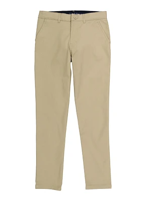 French Toast Boys 8-14 Slim Leg Chinos, Khaki, Size 12
