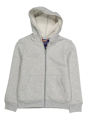 French Toast Boys 8-16 Zip Front Sweatshirt, Grey, Size 10-12