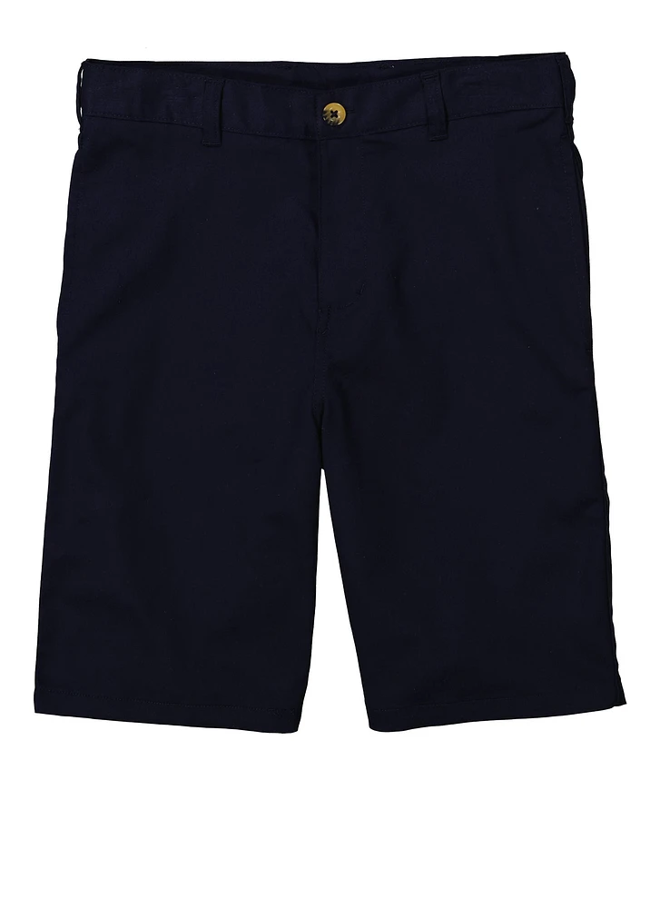 French Toast Boys 16-20 Shorts, Blue, Size 16