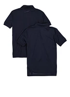 Boys 8-16 Polo Shirts 2 Pack, Blue,