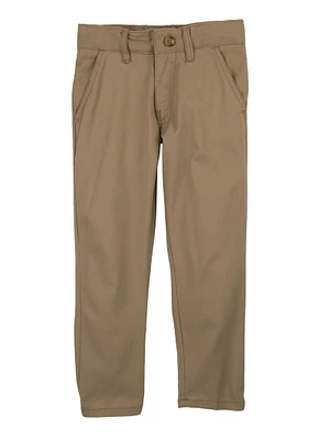 Boys 4-7 Slim Fit Chino Pants, Khaki,