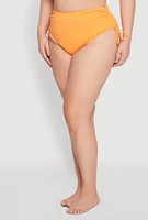Womens Plus Printed Tankini and Bikini Bottoms Set, 12