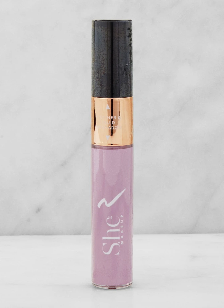 Womens Eyeliner and Liquid Eyeshadow, Purple