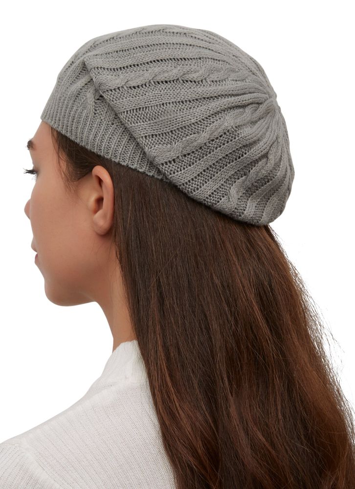 Rainbow Shops Womens Basic Cable Knit Beret | Connecticut Post Mall