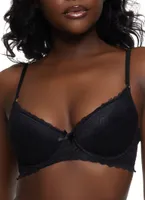 Womens Convertible Black Plunge Bra, Black, Size 34D