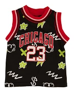 Toddler Girls Graphic Print Jersey, 4T