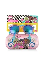 Girls LOL Surprise Glitter Sunglasses and Case Set, Pink