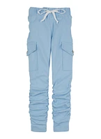 Little Girls Hyperstretch Cargo Pocket Stacked Pants,