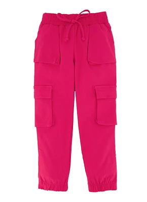 Little Girls Hyperstretch Cargo Joggers,