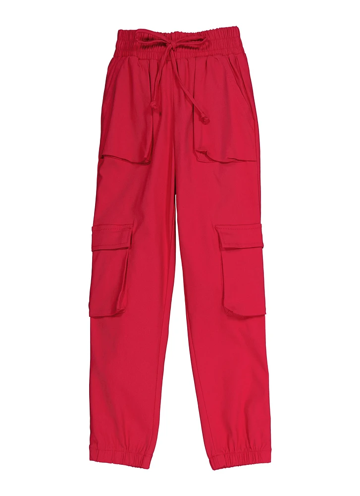 Girls Hyperstretch Cargo Pants, 10-12