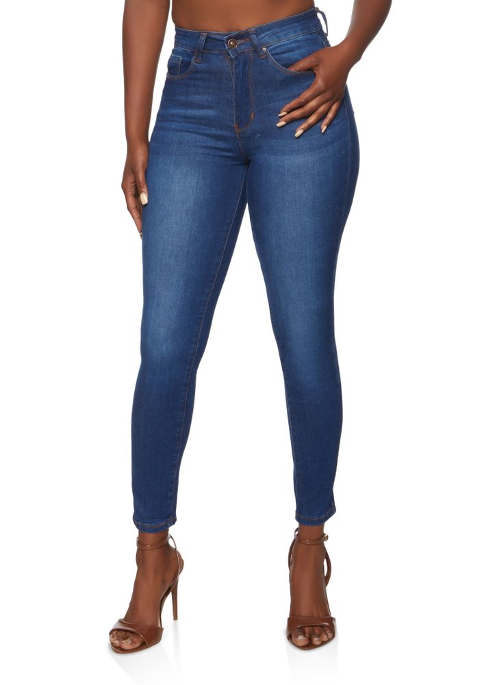 Womens WAX Basic Skinny Jeans,