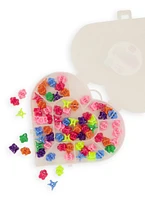 Girls Mini Flower Claw Clip Set, Multi