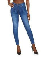 Womens WAX Whiskered Jeans, Blue, Size 3