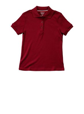 French Toast Girls 4-6x Short Sleeve Polo Shirt, Burgundy, Size S