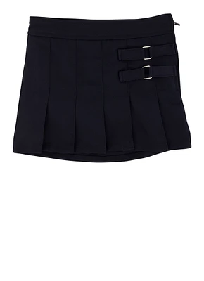 French Toast Girls 4-6x Two Tab Scooter Skirt, Blue,
