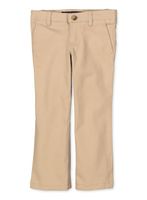 French Toast Girls 4-6x Straight Leg Khaki Twill Pants, Khaki, Size 4