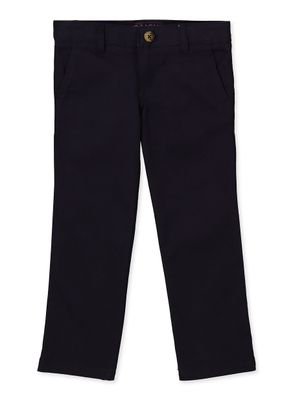 French Toast Girls 4-6x Straight Leg Twill Pants, Blue,