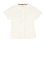 French Toast Girls 7-14 Solid Peter Pan Collar Shirt, White, Size 8