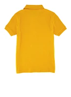 French Toast Girls 7-16 Solid Polo Top, Yellow, Size 14-16