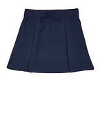 French Toast Girls 7-14 Bow Kick Pleated Skort, Blue, Size 8