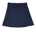 French Toast Girls 7-14 Bow Kick Pleated Skort, Blue, Size 8