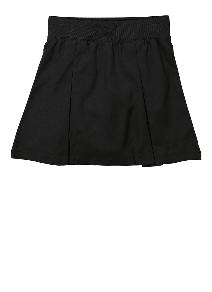 French Toast Girls 7-14 Pintuck Skirt, Black, Size 10
