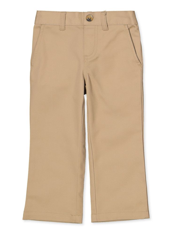 French Toast Girls 7-14 Straight Leg Twill Khaki Pants, Khaki, Size 10